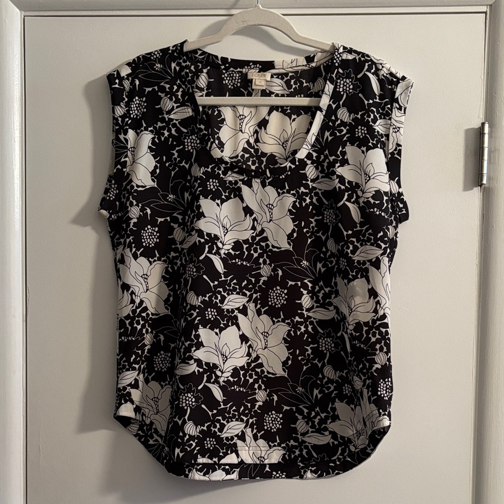 J.Crew Floral Blouse